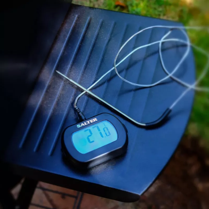 Digitales Instant-Read Leave-In Thermometer Salter 515 BKCR, wasserdicht, für Lebensmittel