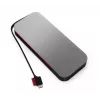 Lenovo Go USB-C Laptop Powerbank (20.000 mAh), Lithium-Ionen, Schwarz-Grau, USB Typ-A und Typ-C