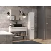 Badezimmer-Standschrank Top e shop NEL II BIEL — freistehend, 5 Regalböden, 310×300×1740 mm, weiß