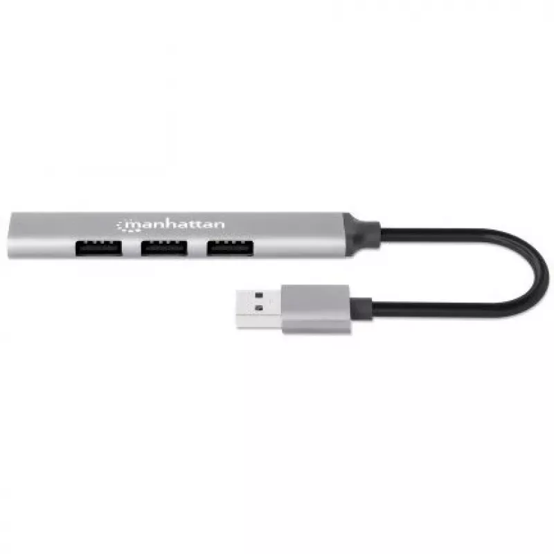 Manhattan USB-A 4-Port Hub, 4x USB-A Ports (1x 5 Gbps USB 3.2 Gen1…