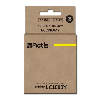 Actis KB-1000Y Tinte (Ersatz für Brother LC1000Y/LC970Y; Standard; 36 ml; Gelb)