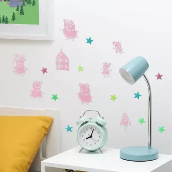 Wandaufkleber Hasbro Peppa Pig PP13870PP Glow in the Dark Stars