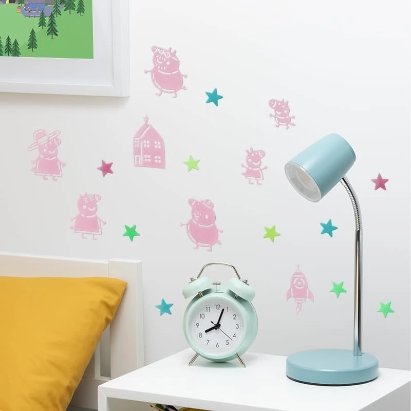 Wandaufkleber Hasbro Peppa Pig PP13870PP Glow in the Dark Stars