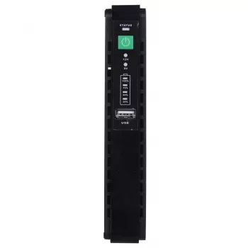 Netzteil MPL Power RouterUPS-30-PoE 30 W für den Innenbereich, 100–240 V, schwarz, 160×105×28 mm