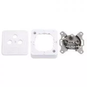 Logilink Antennendose – Universal-Antennendose für Sat/TV/Radio (CA1003)