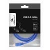 Gembird - USB Kabel - USB Type a (M) Zu USB Type B (M) - USB 3.0 - 1.8 M - Moulded - Blau