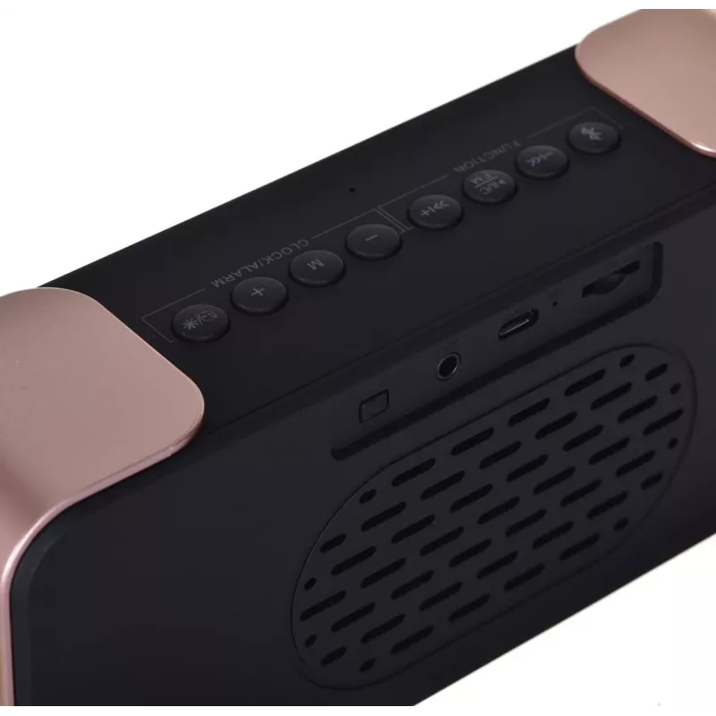 Digitaler Wecker Adler AD 1190CR — LED-Anzeige, UKW-Radio, Bluetooth, SD-Player, 2600-mAh-Akku