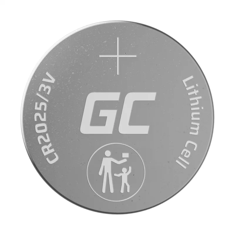 Green Cell Blister 10x Lithium-Batterie CR2025 3V 160mAh Knopfzelle