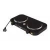 Mesko Home MS 6509 Kochfeld, Schwarz, Arbeitsplatte, Geschlossene Platte, 2 Zone(n)