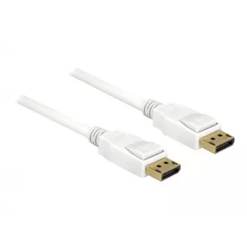 DisplayPort-Kabel DeLOCK 85509 1,5 m Weiß