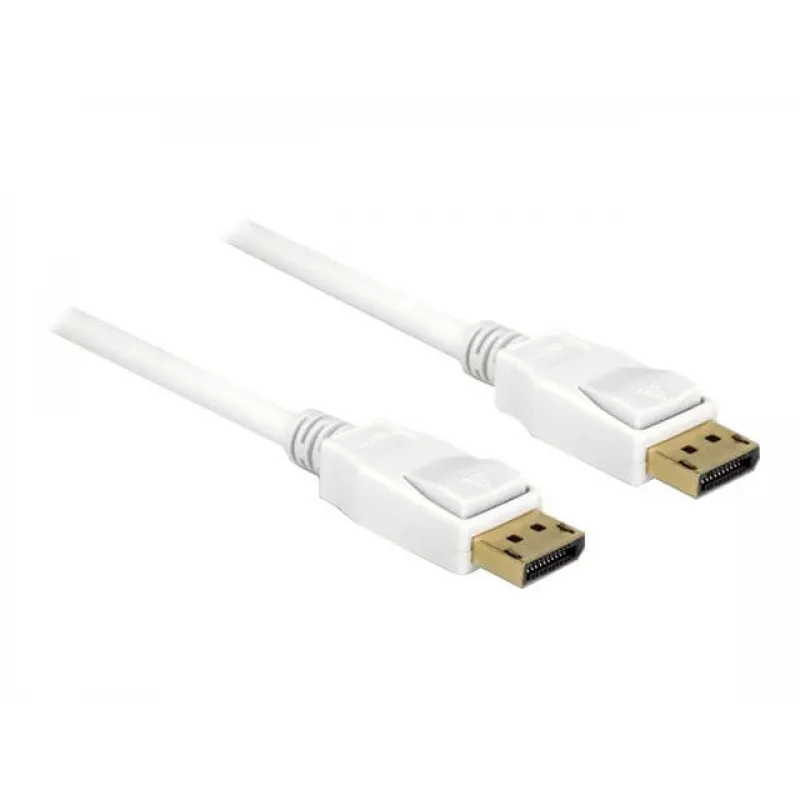 DisplayPort-Kabel DeLOCK 85509 1,5 m Weiß