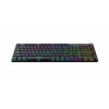 Tastatur IBOX AURORA K-6 — Full-Size QWERTY, RF Wireless + Bluetooth, RGB-Hintergrundbeleuchtung, mechanische Low-Profile-Tasten, Schwarz