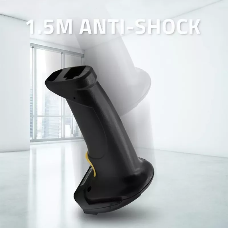 Qoltec 1D Laser Barcode Reader | USB | Schwarz