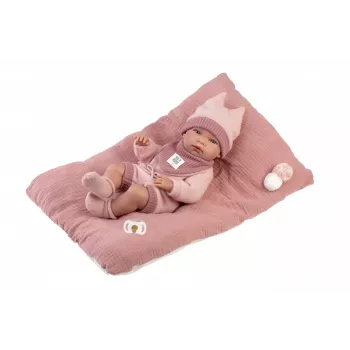 Puppe Llorens 40 cm Vinylbaby mit realistischen Merkmalen und weichem Körper