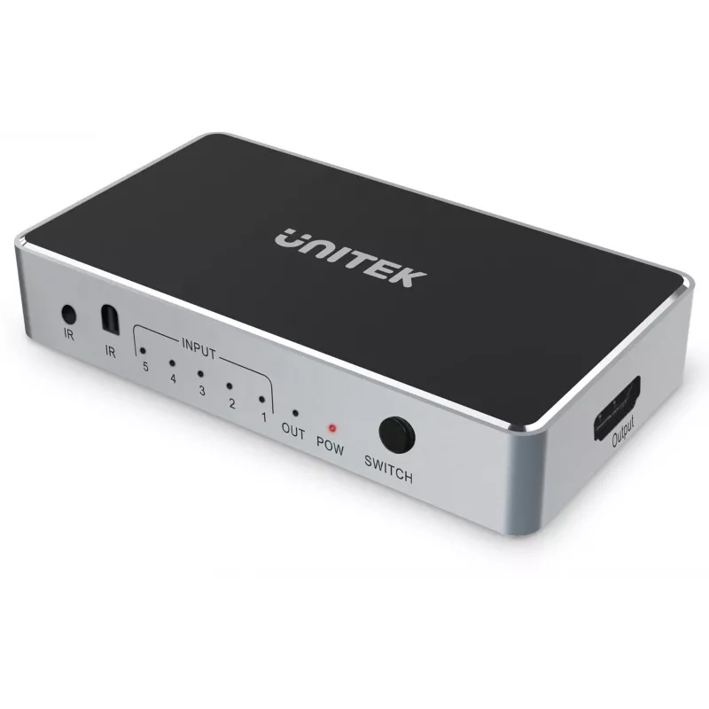 HDMI-Video-Umschalter Unitech V1110A 4K 1.4b 5V 1A