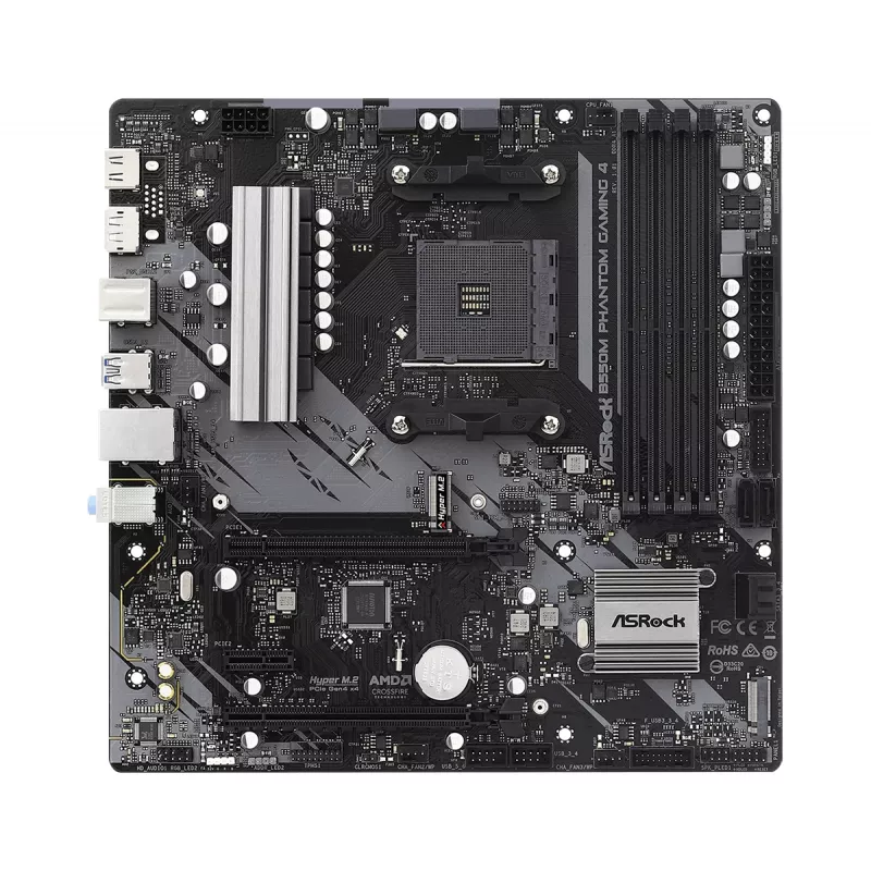 Motherboard ASRock B550M Phantom Gaming 4 AMD B550 Socket AM4 micro ATX