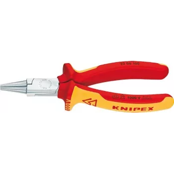 Knipex 22 06 160 - Langspitzzange - Chrom-Vanadium-Stahl - Kunststoff - Rot/Orange (2206160)