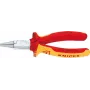 Knipex 22 06 160 - Langspitzzange - Chrom-Vanadium-Stahl - Kunststoff - Rot/Orange (2206160)