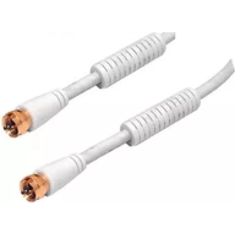 Koaxialkabel e+p FA 202 G 2,5 m F Weiß