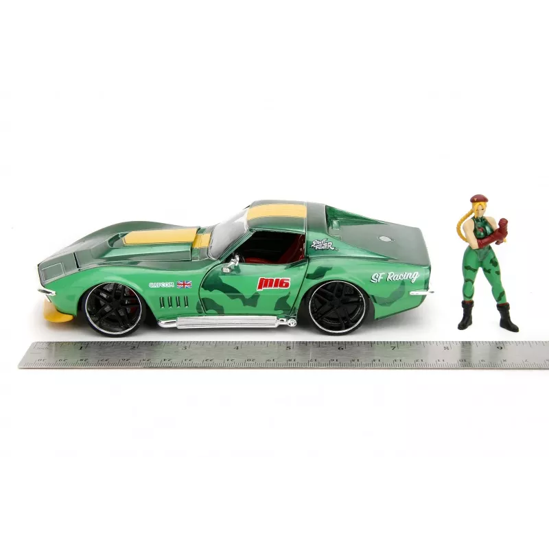 Car Jada Toys Street Fighter 1969 Chevrolet 1:24 Metall Grün