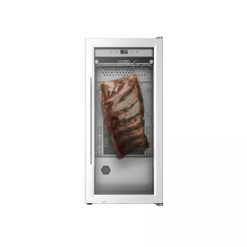 Caso | Trockenreifeschrank mit Kompressortechnik | DryAged Master 63 | Energieeffizienzklasse nicht zutreffend | Lebensmittel-Reifeschrank mit Kompressortechnik | Standgerät | Flaschenkapazität nicht zutreffend