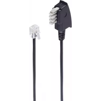 Telefonkabel ShiverPeaks BS70116-6/2 6m Schwarz