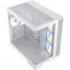 PC-Gehäuse Silentware View A-RGB White VIEWWHITE — Mid-Tower mit A-RGB-Beleuchtung, weiße Ausführung