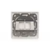 Digitus | Wandplatte für Keystone-Module, deutscher Typ, Mittelplatte 50x50 mm, Rahmen 80x80 mm | DN-93801-1