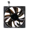 Gehäuselüfter NoiseBlocker SchwarzSilentPro PLPS 120 mm, 1500 U/min, 100 m³/h, 4,5 V, schwarz