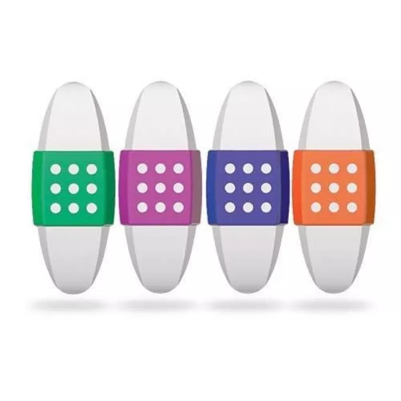 Colorino Bleistift-Radiergummi mit Kunststoffgriff