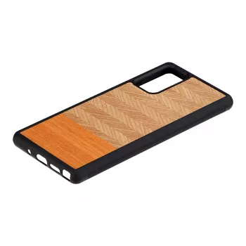 Schutzhülle Man and Wood Galaxy Note 20 Herringbone Arancia Schwarz