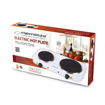 Esperanza EKH014W Elektroherd 2 Kochzonen Weiß