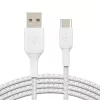 USB-Kabel Belkin CAB002BT0MWH 0,15 m USB A USB C Weiß