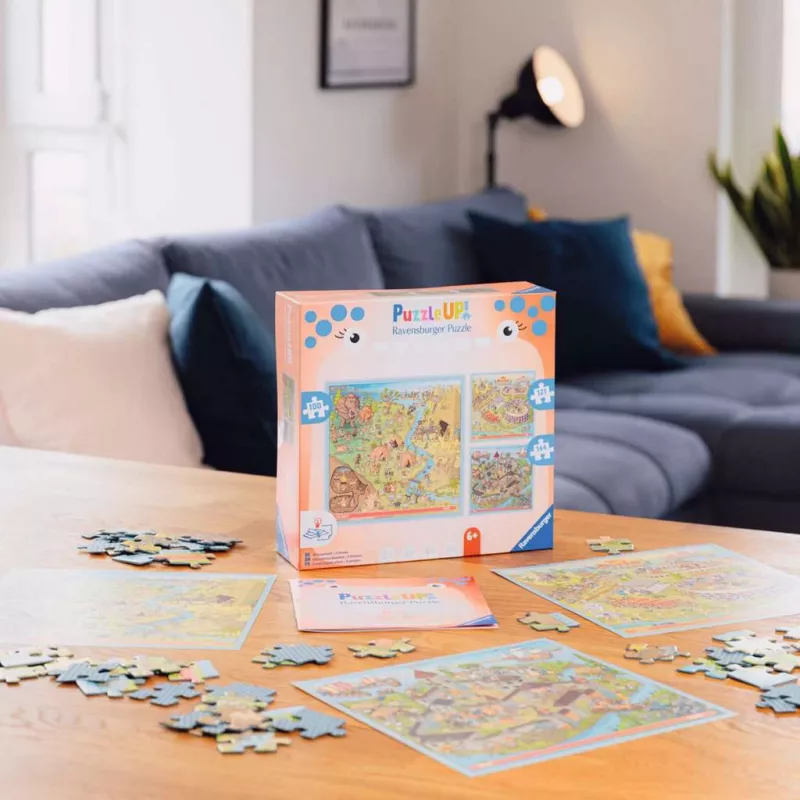 Puzzle UP Geschichte - Steinzeit, Altes Rom, Mittelalter 100, 121 und 144 Teile