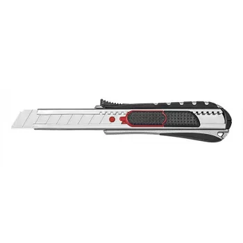 Abbrechklingenmesser Wedo 78 7018 Schwarz Silber