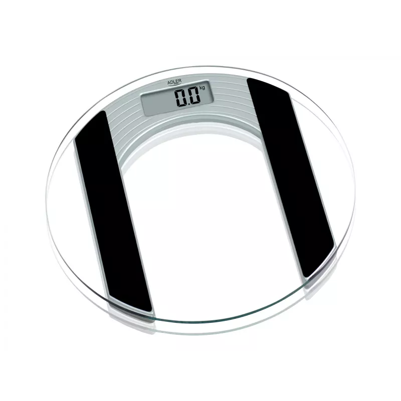Adler | Körperfettwaage | Maximale Belastung 150 kg | Genauigkeit 100 g | Glas