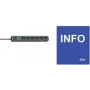 Steckdosenleiste Hugo Brennenstuhl Eco-Line 6-fach Anthrazit — Französischer Stecker