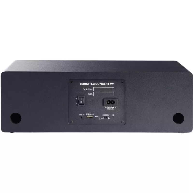 Stereo tragbarer Lautsprecher Terratec Concert W1 Schwarz