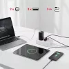 Steckdosenleiste MACLEAN MCE388 W – 2 Steckdosen, 3×USB, 110–240V, 2500W, 3 m Kabel, weiß