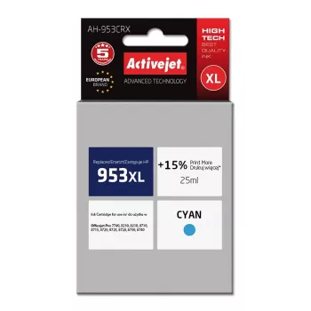 Activejet AH-953CRX Tinte (Ersatz für HP 953XL L0S70AE; Premium; 50 ml; schwarz)