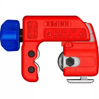 Rohrschneider Knipex TubiX S 3–30 mm, kompaktes Schneidwerkzeug für Metall- und Kunststoffrohre