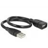 USB-Kabel DeLOCK 35cm USB 2.0 83498 Schwarz