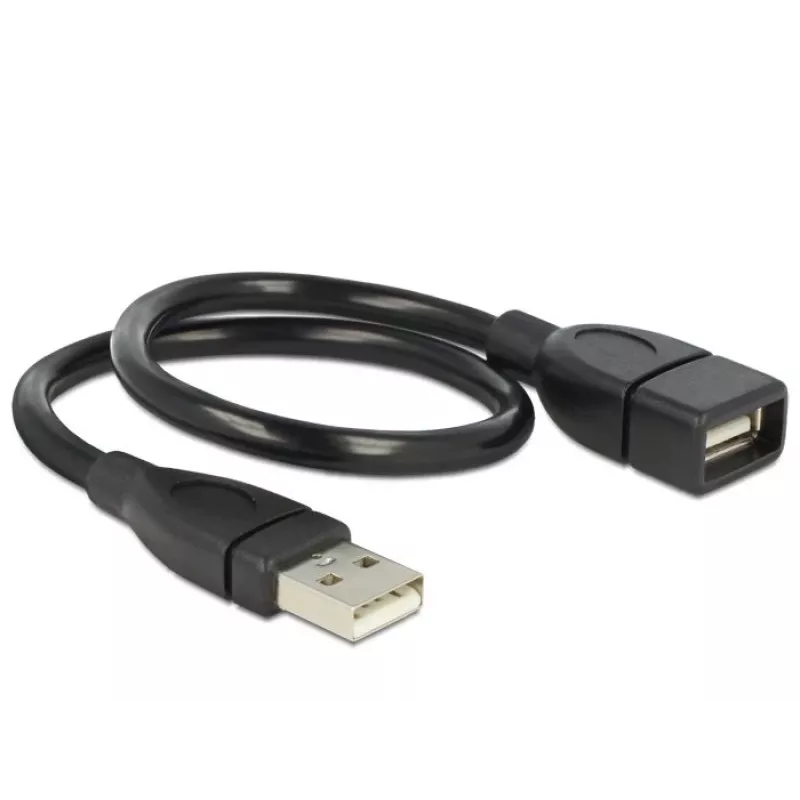 USB-Kabel DeLOCK 35cm USB 2.0 83498 Schwarz