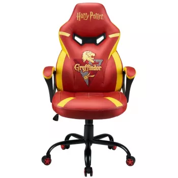 PC-Gaming-Stuhl Subsonic Junior Griffindor gepolsterte Sitzfläche Orange Rot