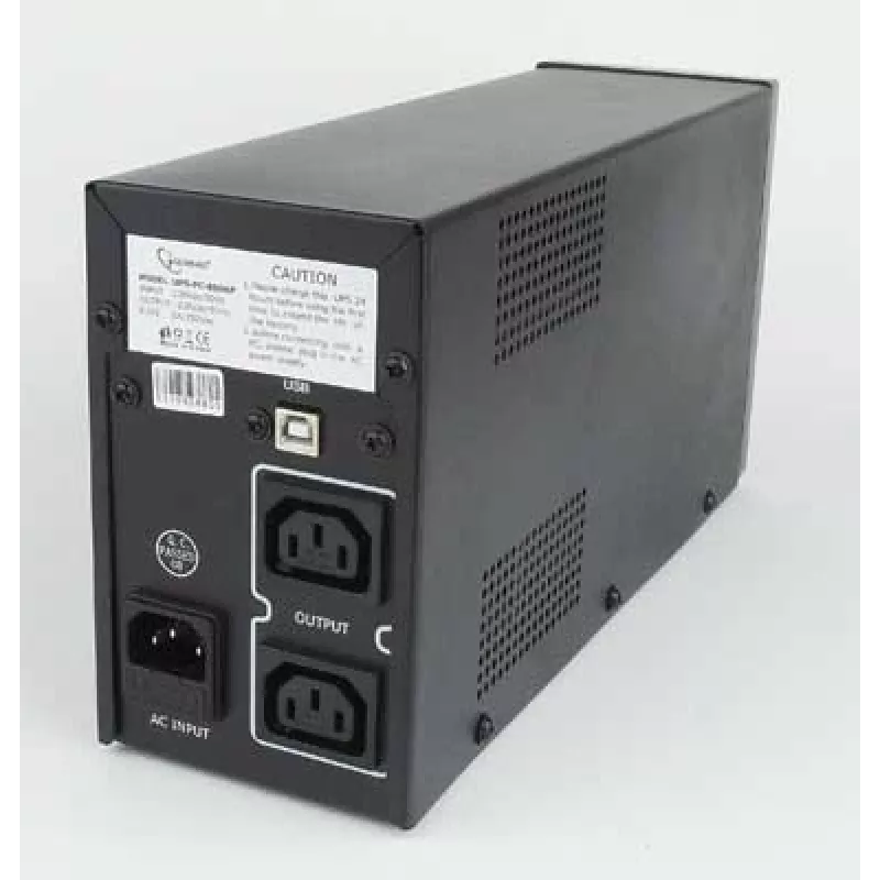 Gembird UPS-PC-850AP unterbrechungsfreie Stromversorgung (USV) Line-Interactive 0,85 kVA 520 W 4 AC-Ausgänge