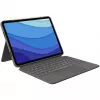 Case mit Tastatur Combo Touch US iPad Pro 11 1,2,3 Gen grau