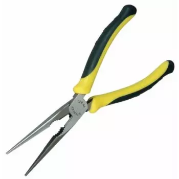 Flachrundzange Stanley FatMax Long Nose Pliers Schwarz Gelb 200 mm 203 g