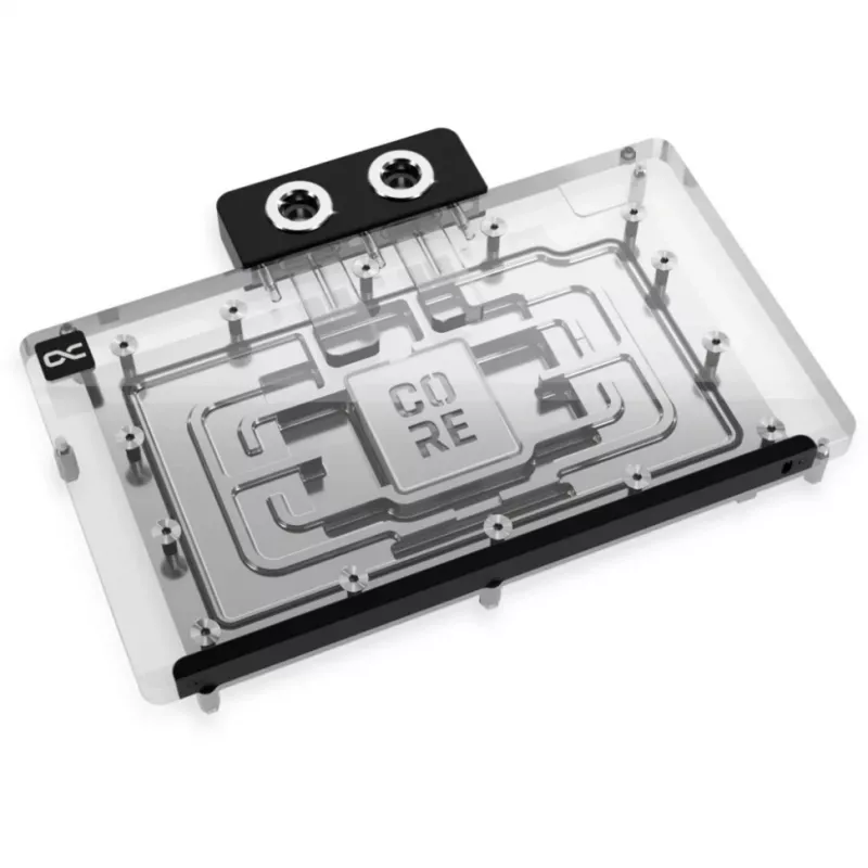 Backplate Alphacool 10259 Aluminium Chrom Kupfer Schwarz 153,3 mm