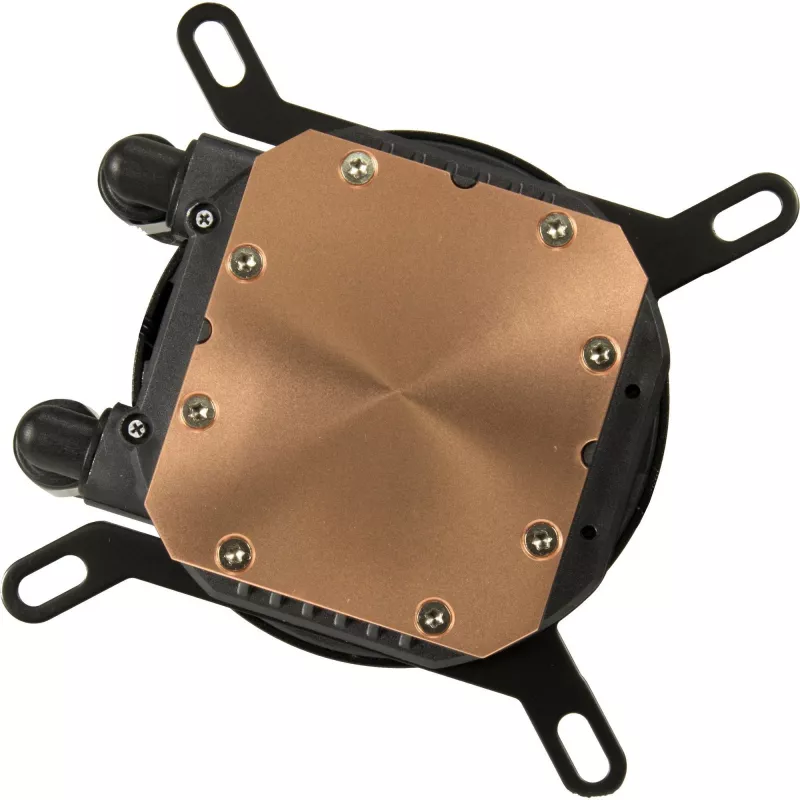 All-in-One-Flüssigkeitskühler INTER-TECH LC-360 RGB — 12-cm-Lüfter, hydraulisches Lager, schwarz