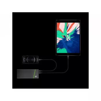 Lightning-Kabel Grün Cell KABGC18 — 2 m, Lightning auf USB-A, schwarz